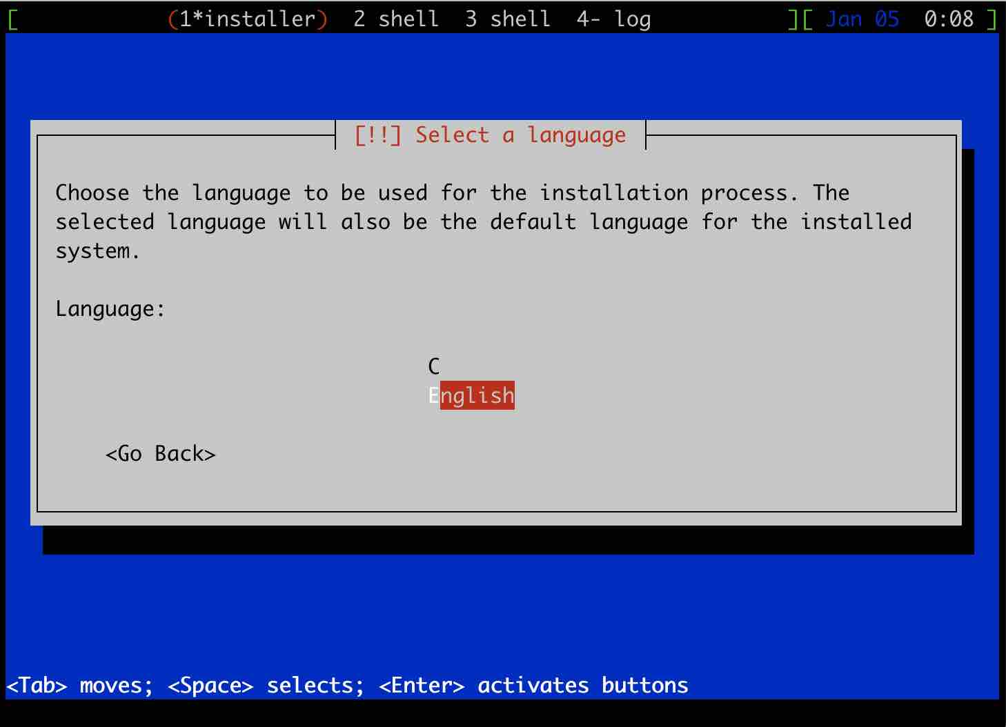 debian install